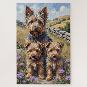 Cairn Terrier Heideveld Kunst Legpuzzel