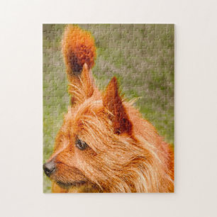Cairn Terrier hond. Legpuzzel