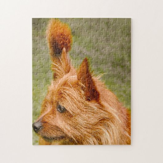 Cairn Terrier hond. Legpuzzel (Verticaal)
