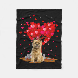 Cairn Terrier hondenliefhebber Hartvorm Cairn Terr Fleece Deken