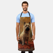 Cairn Terrier in Herfst laat Herfst inspireren Schort (Gedragen)