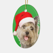 Cairn Terrier Keramisch Ornament (Links)