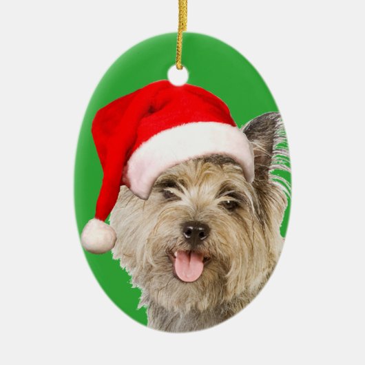 Cairn Terrier Keramisch Ornament (Voorkant)