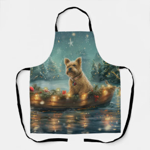 Cairn Terrier Kerst Feestelijke Reis Schort