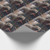 Cairn Terrier Kerst Feestseizoen Cadeaupapier (Hoek)