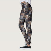 Cairn Terrier Kerstfeest Seizoen Leggings (Links)