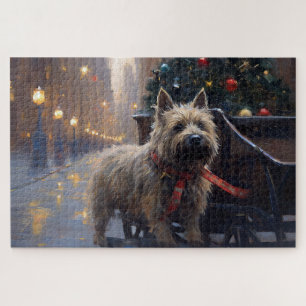 Cairn Terrier Kerstfeest Seizoen Legpuzzel