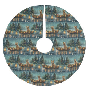 Cairn Terrier Kerstvakantie Kerstboom Rok