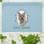 Cairn Terrier Kitchen Towel Theedoek (Gevouwen)