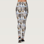 Cairn Terrier Laat het sneeuwen Kerstmis Leggings (Achterkant)