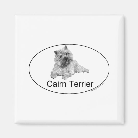 Cairn Terrier Magneet (Voorkant)