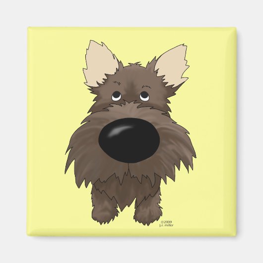 Cairn Terrier Magnet (Devant)