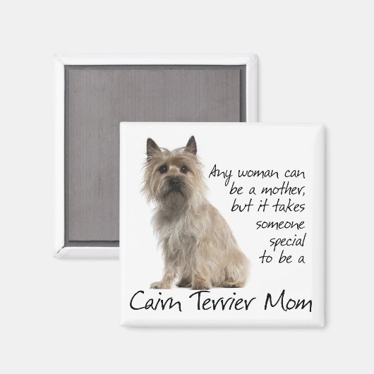 Cairn Terrier Maman Magnet (Recto/Verso)