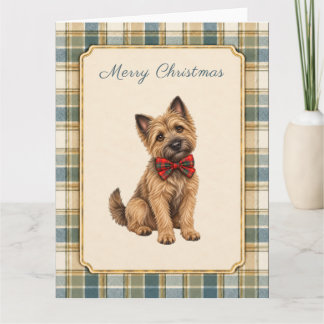 Cairn Terrier Merry Christmas Kaart