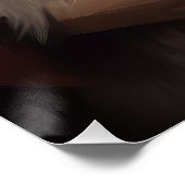 Cairn Terrier met Sinterklaas Feestelijke Kerstmis Perfect Poster (Hoek)