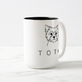 Cairn Terrier | Mug personnalisé 15oz Heritage (Devant droit)