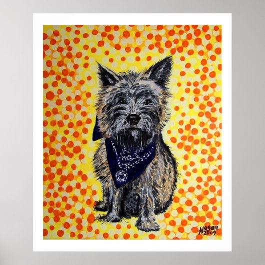 Cairn Terrier Poster (Voorkant)