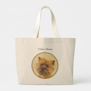 Cairn Terrier Schilderij Mooie Originele Huisdier Grote Tote Bag