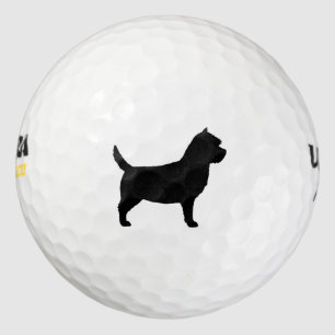 Cairn Terrier Silhouet Golfballen