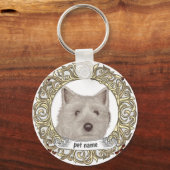 Cairn Terrier Sleutelhanger (Voorkant)