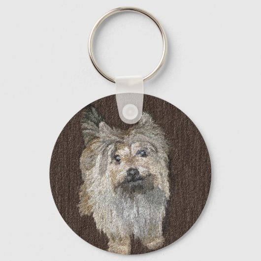 Cairn Terrier Sleutelhanger (Voorkant)