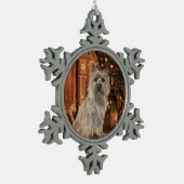 Cairn Terrier Snowflake Ornament (Links)