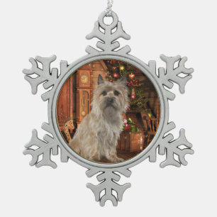 Cairn Terrier Snowflake Ornament
