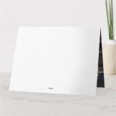 Cairn Terrier Snowy Sleigh Kerst Decor Kaart (Achterkant)