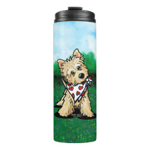 Cairn Terrier Thermische Tumbler Thermosbeker