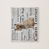 Cairn Terrier Traits Puzzle Legpuzzel (Verticaal)