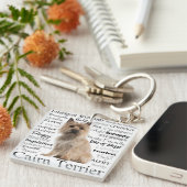 Cairn Terrier Traits Sleutelhanger (Voorkant Rechts)