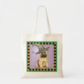 Cairn Terrier Witch Canvas tas (Voorkant)