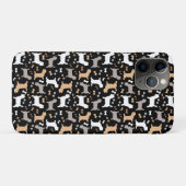 Cairn Terriers Carin Hondenras Patroon in zwart Case-Mate iPhone Case (Achterkant (horizontaal))