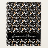 Cairn Terriers Carin Terrier Hond Weekly Maandelij Planner (Voorkant)