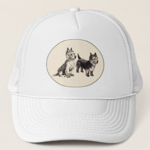Cairn Terriërs Oude Pen & Inkt Trucker Pet