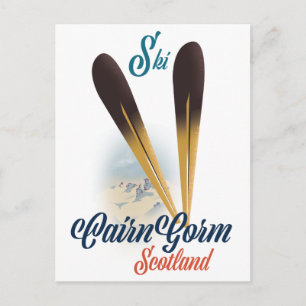 CairnGorm Schotland Ski-poster Briefkaart