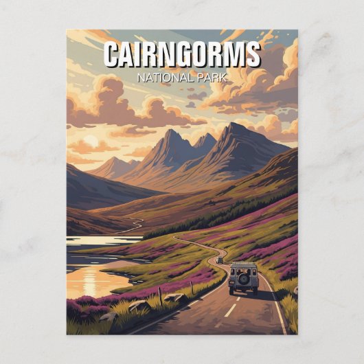 Cairngorms National Park, Schotland Briefkaart (Voorkant)