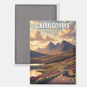 Cairngorms National Park, Schotland Magneet (Voorkant / Achterkant)