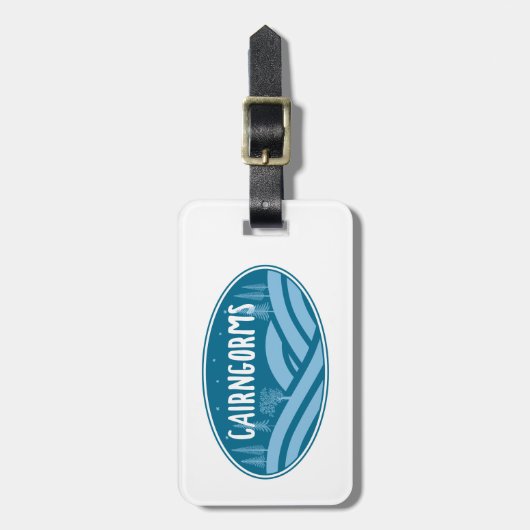 Cairngorms National Park Scotland Outdoors Bagagelabel (Voorkant verticaal)
