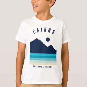 Cairns Queensland Australië Retro Vintage Strand T-shirt