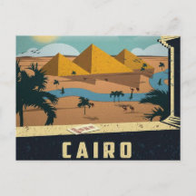 caïro Ancient Egypt Pyramids Revel  retro