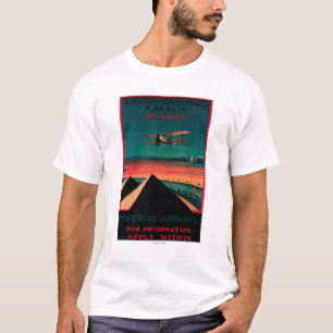 Caïro - Bagdad - Karachi Air Vintage Poster T-shirt