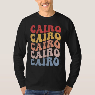 Cairo City Groovy Retro T-shirt