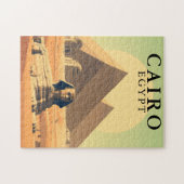 Cairo Egypt Jigsaw Puzzle Vintage Travel (Horizontal)