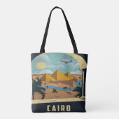 Cairo Egypt Vintage Image Vacking Draagtas (Achterkant)