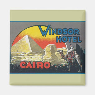 Cairo Egypt Vintage Travel Magneet