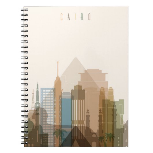 Caïro, Egypte | City Skyline Notitieboek (Voorkant)