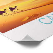 Caïro Egypte Piramides Reis Poster (Hoek)