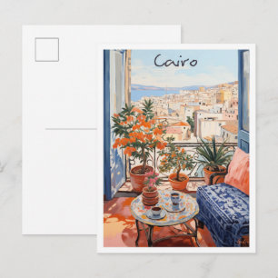 Caïro Egypte Reis Esthetiek Briefkaart