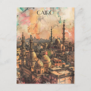 Caïro Egypte Reizen Briefkaart
